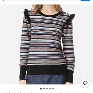 Joie Cais Striped Cashmere/Wool blend Sweater, size S. EUC! Retail $278